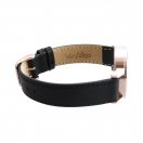 Leather strap - Black 